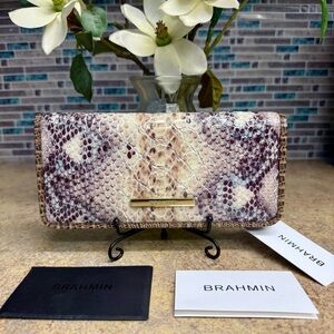 NWT Brahmin Ady Multi Eirwen snake wallet